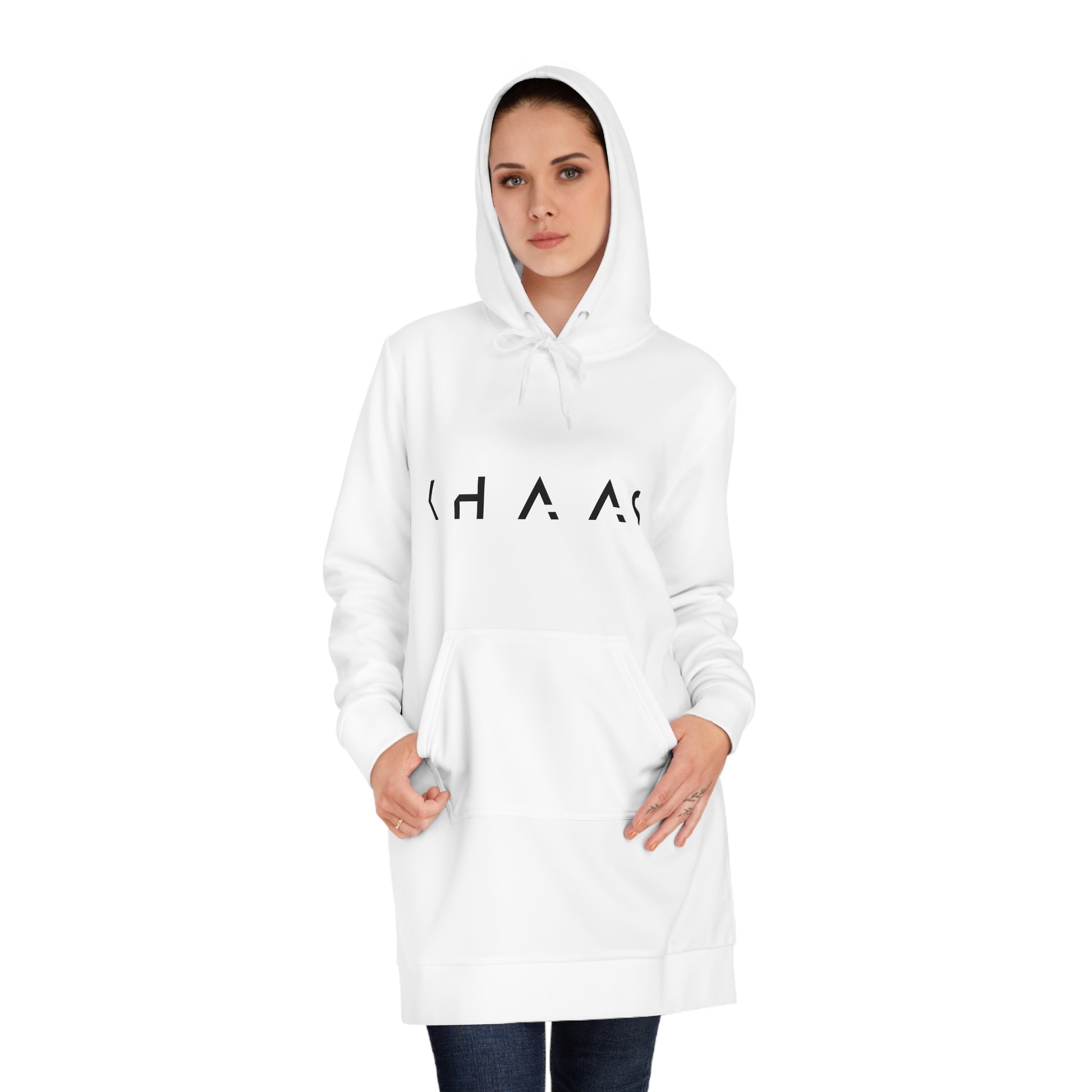White Casual Streetwear Hoodie